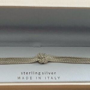 Sterling Silver Knot Bracelet